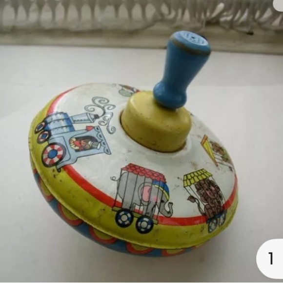 Ohio Art Other - Vintage, Ohio Art Metal-Wood Circus Top